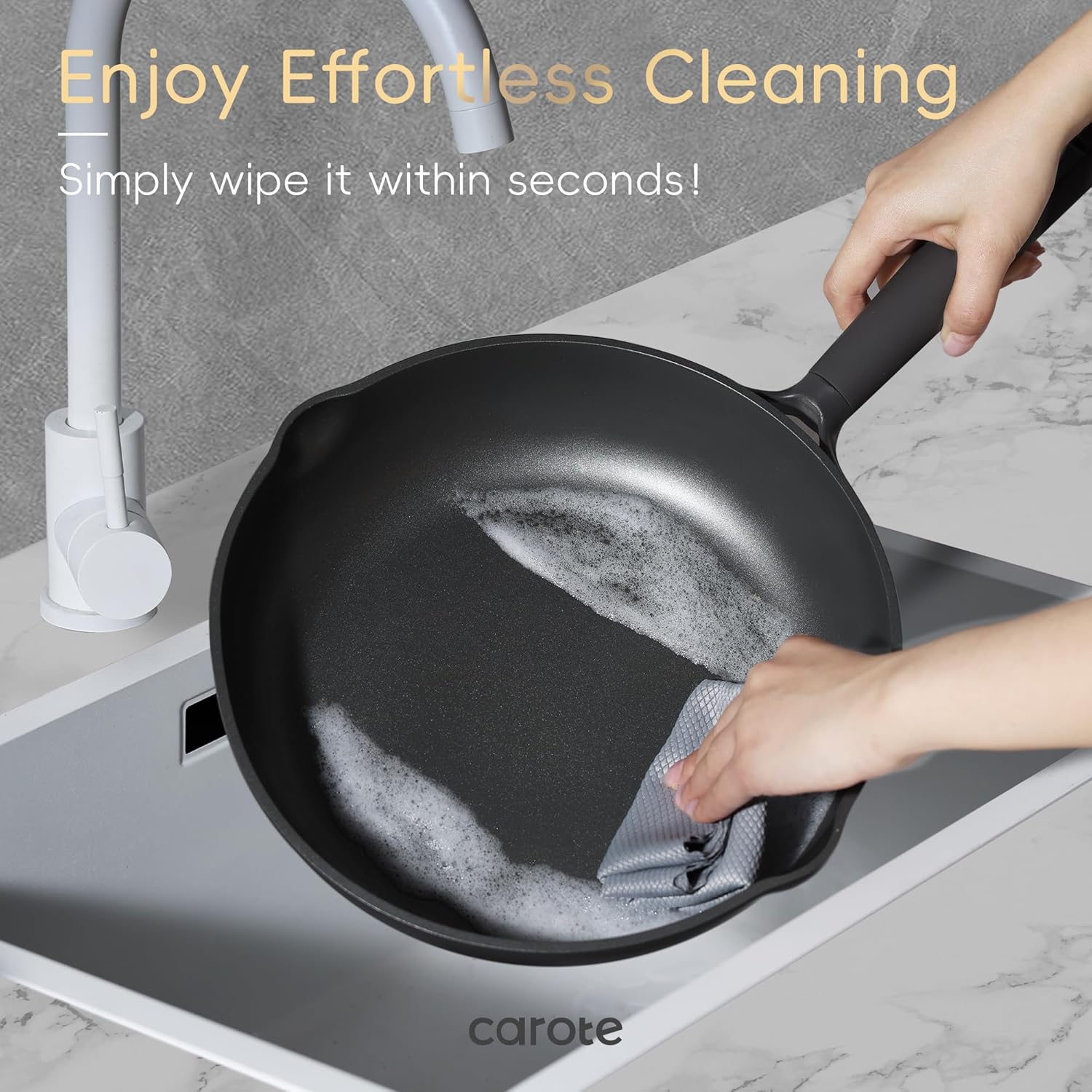 Dream Kitchen: Ceramic Cookware Set, Non Stick Pots and Pans Sets, 18pcs Pot and Pan Set Non Stick, Cooking Induction Cookware