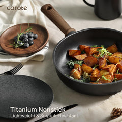 Dream Kitchen: Ceramic Cookware Set, Non Stick Pots and Pans Sets, 18pcs Pot and Pan Set Non Stick, Cooking Induction Cookware